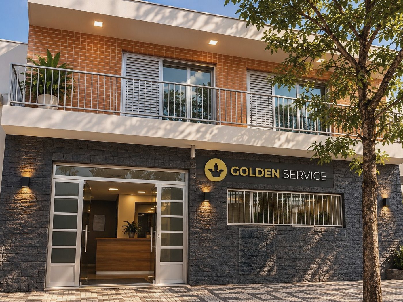 Fachada da Golden, em Santo André